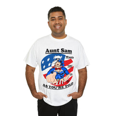 Aunt Sam "As You're Told" Unisex Heavy Cotton Tee