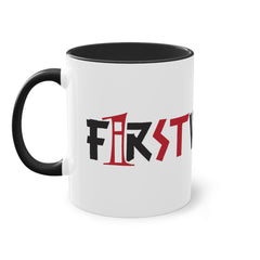 FiRSTWORLD Two-Tone Coffee Mug, 11oz