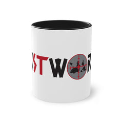 FiRSTWORLD Two-Tone Coffee Mug, 11oz