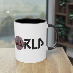 FiRSTWORLD Two-Tone Coffee Mug, 11oz