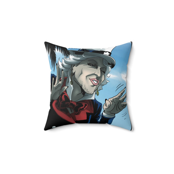 AuntSam Spun Polyester Square Pillow