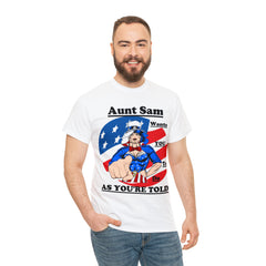 Aunt Sam "As You're Told" Unisex Heavy Cotton Tee